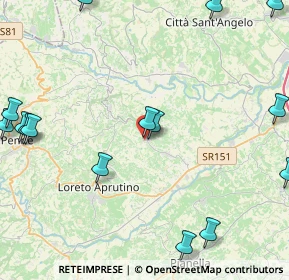 Mappa Via Principe di Piemonte, 65010 Collecorvino PE, Italia (6.39667)