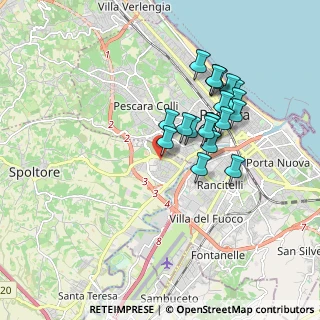 Mappa Via Bologna, 65010 Villa Raspa PE, Italia (1.642)
