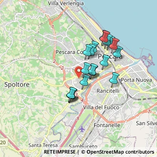 Mappa Via Bologna, 65010 Villa Raspa PE, Italia (1.5035)