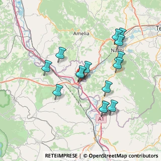 Mappa Via Terni, 01028 Orte VT, Italia (7.328)