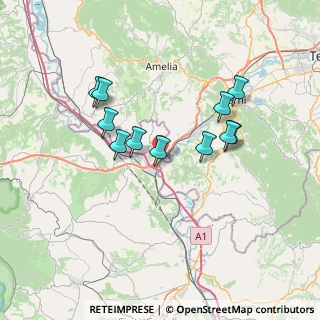 Mappa Via Terni, 01028 Orte VT, Italia (6.56545)