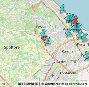 Mappa Str. Statale 16 Bis Mare, 65010 Spoltore PE, Italia (2.652)