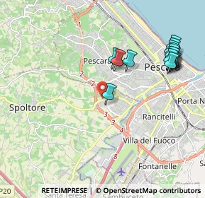 Mappa Str. Statale 16 Bis Mare, 65010 Spoltore PE, Italia (2.44125)