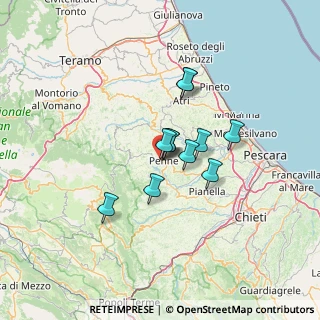 Mappa Via Monte Camicia, 65017 Penne PE, Italia (9.34545)
