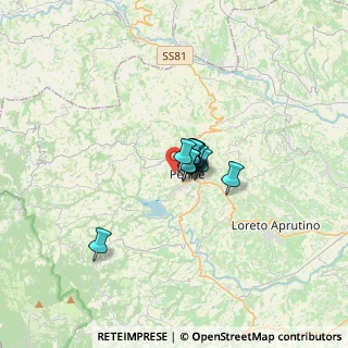 Mappa Via Monte Camicia, 65017 Penne PE, Italia (1.39909)