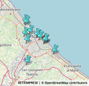 Mappa Via Giovanni de Caesaris, 65126 Pescara PE, Italia (2.86545)