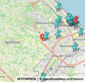 Mappa Via Vasto, 65010 Spoltore PE, Italia (2.86333)