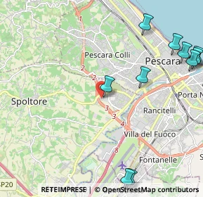 Mappa Via Vasto, 65010 Spoltore PE, Italia (3.27167)