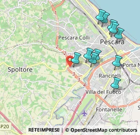 Mappa Via Vasto, 65010 Spoltore PE, Italia (2.20364)