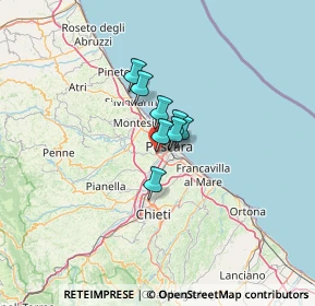 Mappa Via Vasto, 65010 Spoltore PE, Italia (22.50091)