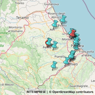 Mappa Contrada Valleria, 65017 Penne PE, Italia (16.8065)