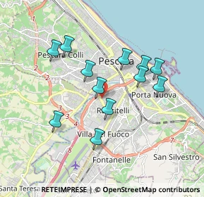 Mappa Via Gizio, 65128 Pescara PE, Italia (1.6925)