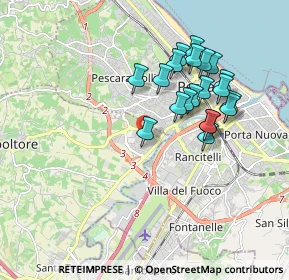 Mappa Piazza Atene, 65010 Villa Raspa PE, Italia (1.786)