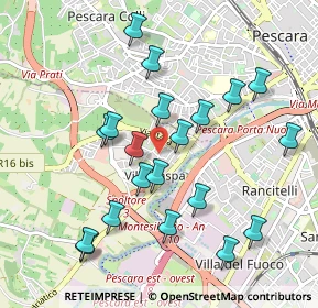 Mappa Via Bari, 65010 Villa Raspa PE, Italia (1.0295)