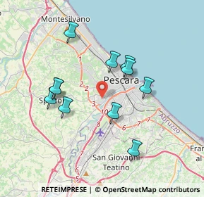Mappa Via Bari, 65010 Spoltore PE, Italia (3.54091)