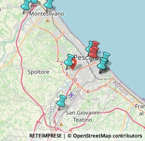 Mappa Via Bari, 65010 Villa Raspa PE, Italia (4.09417)