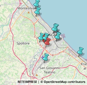 Mappa Via Bari, 65010 Villa Raspa PE, Italia (2.84667)
