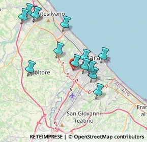 Mappa Via Bari, 65010 Spoltore PE, Italia (3.93071)