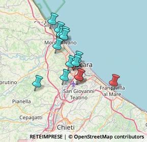 Mappa Via Bari, 65010 Spoltore PE, Italia (5.49)