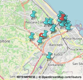 Mappa Via Bari, 65010 Villa Raspa PE, Italia (1.9465)
