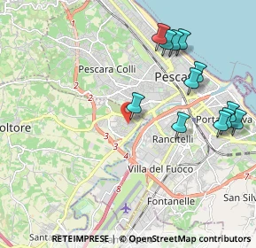 Mappa Via Bari, 65010 Spoltore PE, Italia (2.37)