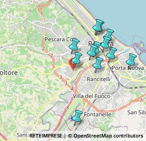 Mappa Via Bari, 65010 Villa Raspa PE, Italia (1.82333)