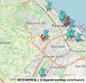 Mappa Via Bari, 65010 Villa Raspa PE, Italia (2.51385)