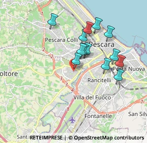 Mappa Via Bari, 65010 Spoltore PE, Italia (1.71077)