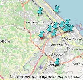 Mappa Via Bari, 65010 Villa Raspa PE, Italia (1.99833)