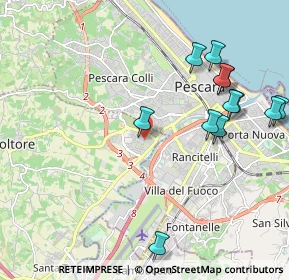 Mappa Via Bari, 65010 Spoltore PE, Italia (2.4275)