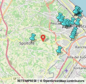 Mappa Via Bucciarelli, 65010 Spoltore PE, Italia (2.89294)