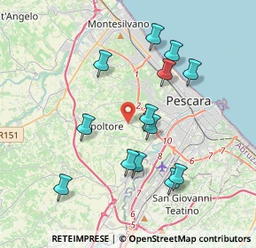 Mappa Via Bucciarelli, 65010 Spoltore PE, Italia (3.87)