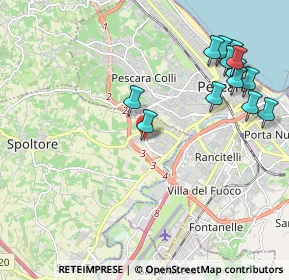Mappa Via Montella, 65010 Pescara PE, Italia (2.48308)