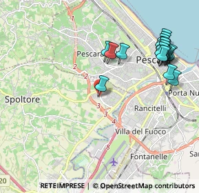 Mappa Via Montella, 65010 Pescara PE, Italia (2.5215)