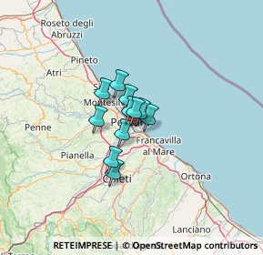 Mappa Piazza Salvador Allende, 65128 Pescara PE, Italia (6.61091)