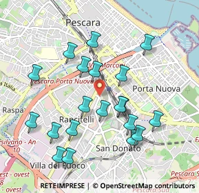 Mappa Piazza Salvador Allende, 65128 Pescara PE, Italia (1.0205)