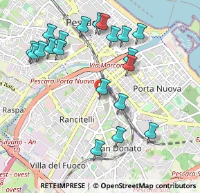 Mappa Pescara, 65128 Pescara PE, Italia (1.141)