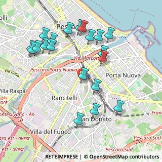 Mappa Piazza Salvador Allende, 65128 Pescara PE, Italia (1.141)
