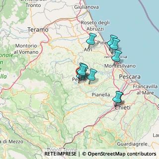 Mappa Via Bernardo Castiglione, 65017 Penne PE, Italia (10.73273)