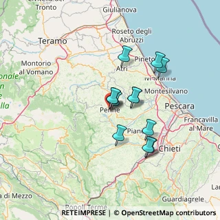 Mappa Via Rosario Sacripante, 65017 Penne PE, Italia (11.16)