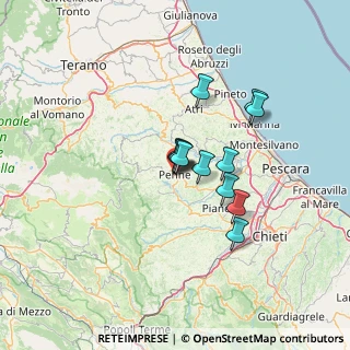 Mappa Via Rosario Sacripante, 65017 Penne PE, Italia (9.5275)