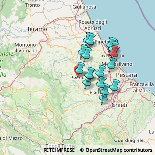 Mappa Via Rosario Sacripante, 65017 Penne PE, Italia (12.7475)