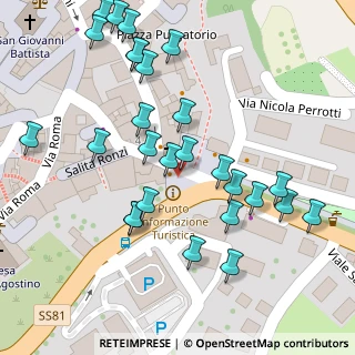 Mappa Via Bernardo Castiglione, 65017 Penne PE, Italia (0.07259)