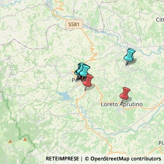 Mappa Via Bernardo Castiglione, 65017 Penne PE, Italia (1.75909)