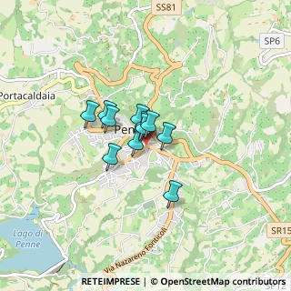 Mappa Via Bernardo Castiglione, 65017 Penne PE, Italia (0.47455)