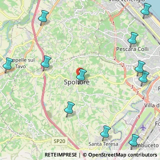 Mappa Via Montesecco, 65010 Spoltore PE, Italia (3.28909)