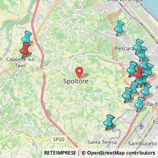 Mappa Via Montesecco, 65010 Spoltore PE, Italia (3.3765)