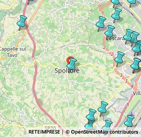 Mappa Via Montesecco, 65010 Spoltore PE, Italia (3.5465)
