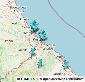 Mappa Viale Figlia di Jorio, 65126 Pescara PE, Italia (10.97636)