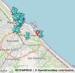 Mappa Viale Figlia di Jorio, 65126 Pescara PE, Italia (2.49824)
